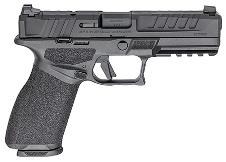 Springfield Armory EC9459BU Echelon  9mm Luger 20+1 4.50" Black Melonite Steel Barrel  &  Optic Ready/Serrated Steel Slide, Black Polymer Frame w/Picatinny Rail, Textured Grip, 2 Mags