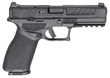 Springfield Armory EC9459B3D Echelon  9mm Luger 17+1/20+1 4.50", Black, Optic Cut Serrated Slide, Polymer Frame with Pic. Rail, Interchangeable Backstrap Grip, 3-Dot Tritium Sights
