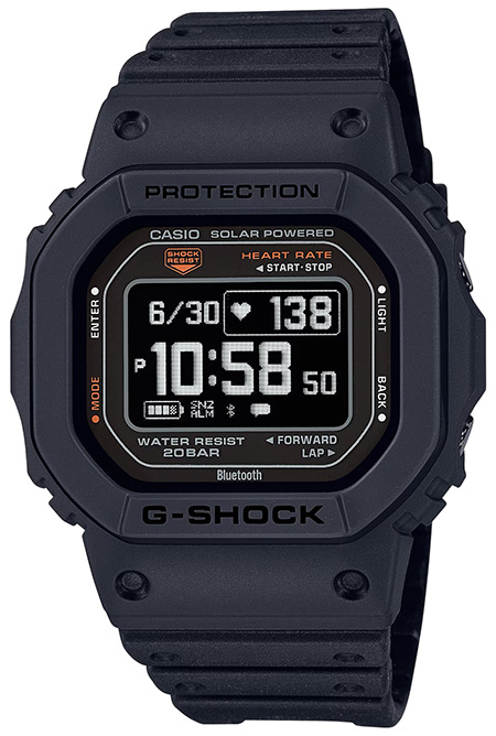 G-shock/vlc Distribution DWH56001 G-Shock Move Series Fitness Tracker Black Size 145-215mm