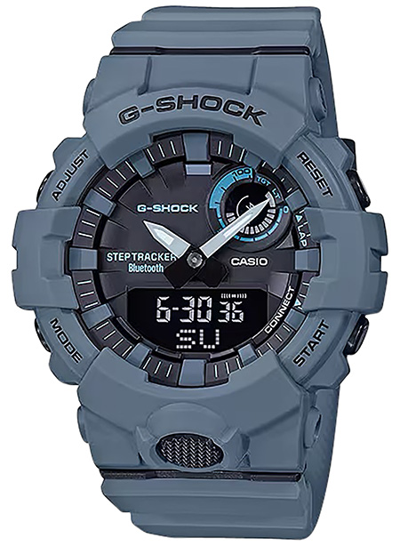 G-shock/vlc Distribution GBA800UC2A G-Shock Tactical Move Power Trainer Fitness Tracker Blue/Gray