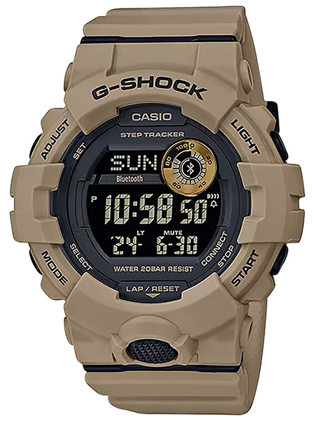 G-shock/vlc Distribution GBD800UC5 G-Shock Tactical Move Power Trainer Fitness Tracker Tan