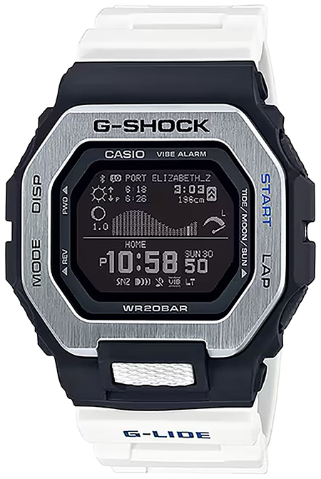 G-shock/vlc Distribution GBX1007CR G-Shock Tactical Black/White Stainless Steel Bezel