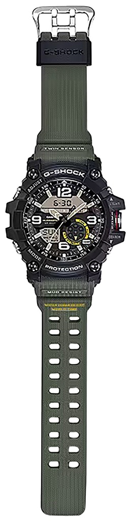 G-shock/vlc Distribution GG10001A3 G-Shock Tactical MudMaster Keep Time Green Size 145-215mm Features Digital Compass