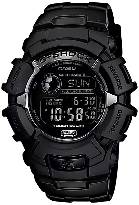G-shock/vlc Distribution GW2310FB1CR G-Shock Tactical Black Stainless Steel Bezel