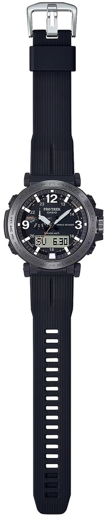 G-shock/vlc Distribution PRW6611Y1A Casio Pro Trek Black Size 145-215mm Features Digital Compass