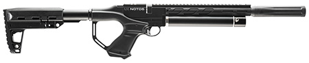 Umarex USA 2254847 Notos  22 Pellet 7rd Shot Rotary Mag, 700 fps, Black, Adj. Stock, 3 Baffle SilencAir Muzzle Device