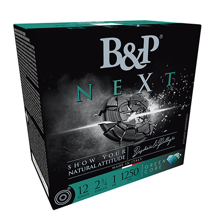 B & P Ammunition 12B1NX8 Next  12Gauge 2.75" 1oz 8Shot 25 Per Box/10 Case