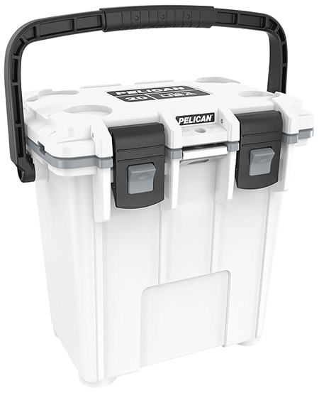 PELICAN 20Q-1-WHTGRY 20QT ELITE COOLER WHT/GRY
