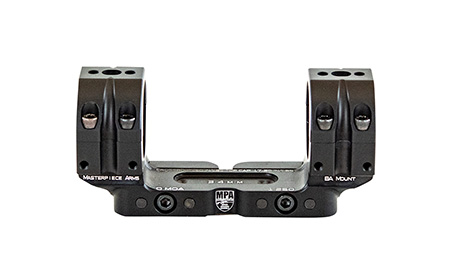 MasterPiece Arms BAMOUNT301125 MPA BA Bolt Action Mount  Black