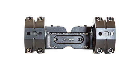 MasterPiece Arms BAMOUNT341125 MPA BA Bolt Action Mount  Black