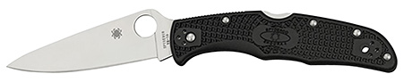 Spyderco C10FPBK Endura 4 Lightweight 3.75" Folding Plain Satin VG-10 SS Blade/Purple Bi-Directional Texturing FRN Handle Includes Pocket Clip