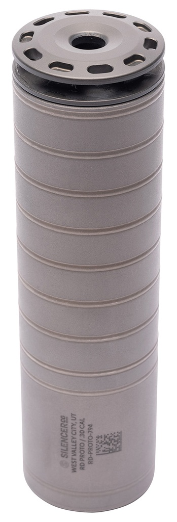 SilencerCo SU5328 Scythe-Ti  30 Cal (7.62mm), Rated Up To 300 RUM, 6.16" L Titanium, Single-Port Anchor Break, 5/8"-24 tpi Direct Thread Adapter