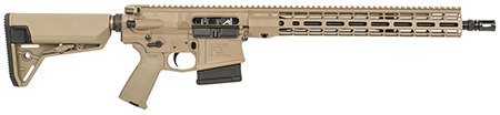 Aero Precision APCR650047 M5  308 Win 10+1 16" Mid-Length, FDE, 15" R-ONE M-LOK Handguard, Magpul Grip/SL-S Stock, Ambi Charging Handle/Safety