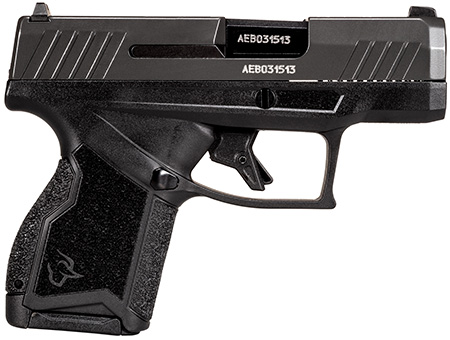 Taurus 1GX4M93GR GX4  Micro-Compact 9mm Luger 11+1/13+1 3.06" Black Steel Barrel/Gray Serrated Slide/ Gray Stainless Steel Frame/ Black Polymer w/Interchangeable Backstrap Grips Right Hand