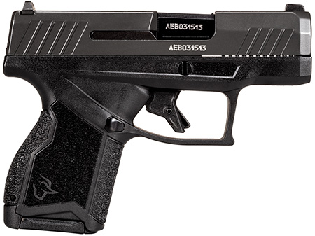 Taurus 1GX4M93GR10 GX4  Micro-Compact 9mm Luger 10+1 3.06" Black Steel Barrel/Gray Serrated Slide/ Gray Stainless Steel Frame/ Black Polymer w/Interchangeable Backstrap Grips Right Hand