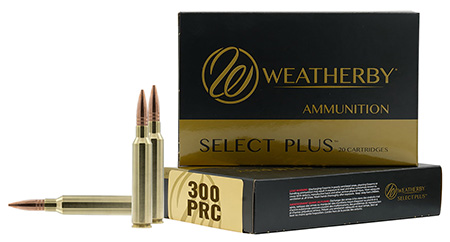 Weatherby M300P195HCB Select Plus  300PRC 195gr Hammer Custom 20 Per Box/10 Case