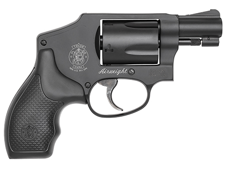 Smith  &  Wesson 162810 Model 442 *CA Compliant 38 S&W Spl +P 5 Shot 1.88" Stainless Steel Barrel, Carbon Steel Cylinder, Aluminum J-Frame, Black Metal Finish, Internal Lock