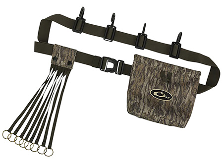 Drake Waterfowl DA2200006 Ultimate Timber Strap  Mossy Oak Bottomland 72" Adj. Strap 4 Hooks/8 Slip Ring Game Straps Shell Pouch