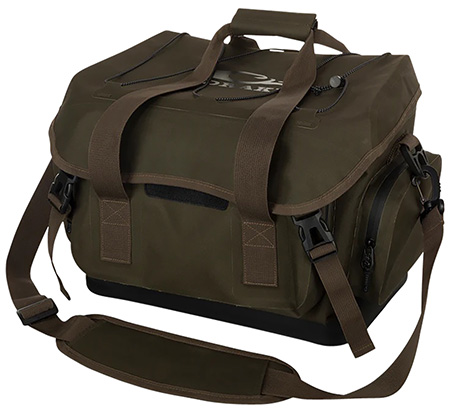 Drake Waterfowl DA4300GTB2 HND Blind Bag  Medium Green Timber Interior Storage Pockets, 3 Large Exterior Pockets, Carry Handles/Adj. Strap