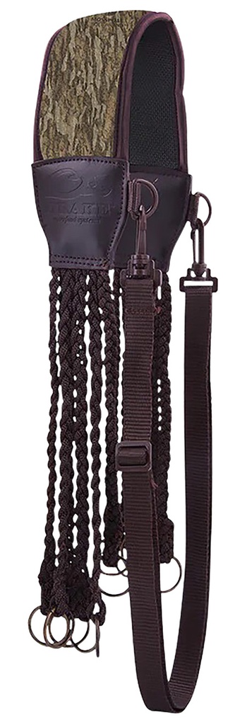 Drake Waterfowl DW4110006 Game Tote Heavy Load 12 Slip Ring Straps, Mossy Oak Bottomland, Neoprene Shoulder Strap, Waist Strap