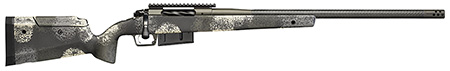 Springfield Armory BAW9247CFGA Model 2020 Waypoint 7mm Rem 3+1 24" Mil-Spec Green Cerakote Carbon Fiber Steel Barrel  &  Picatinny Rail Stainless Steel Receiver, Evergreen Camo Fixed Carbon Fiber Stock