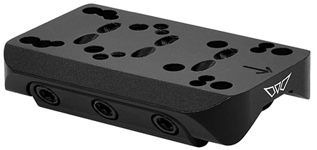 Warne 6108M Red Dot Reflex Mount Shotgun Rib Black Anodized Aluminum Fits Burris/CMORE/Docter/Eotech/Holosun