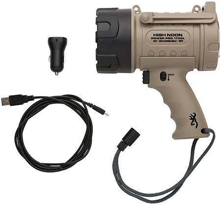 Browning 3717805 High Noon Power Pro Tan 100-1700 Lumens White LED Polymer