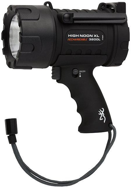 Browning 3717787 High Noon XL Black 100-3200 Lumens White LED Polymer