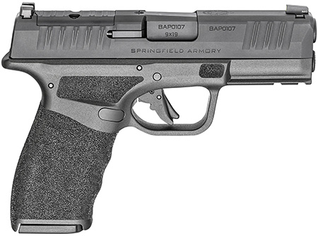 Springfield Armory HCP9379BOSP15 Hellcat Pro OSP Compact 9mm Luger 15+1 3.70" Black Melonite Steel Barrel  &  Optic Ready/Serrated Slide, Black Polymer Frame w/Picatinny Rail, Textured Grip