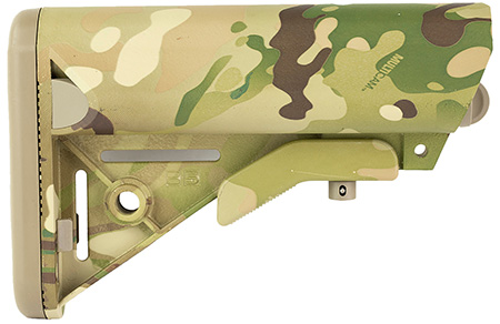 B5 Systems SOP1078 Enhanced SOPMOD Multi-Cam Synthetic for AR-Platform with Mil-Spec Receiver Extension (Tube Not Included)