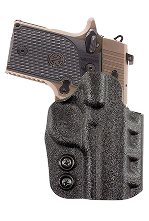 DeSantis Gunhide D94KA1RZ0 Cazzuto  OWB Black Kydex Paddle Fits S&W M & P 9 Shield EZ Right Hand
