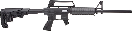 Rock Island TM22L18MID TM22 Feather Sports South Exclusive Full Size 22 LR 10+1 18" Black Rifled Steel Barrel, Carry Handle Black Aluminum Receiver, Black Adjustable Synthetic Stock