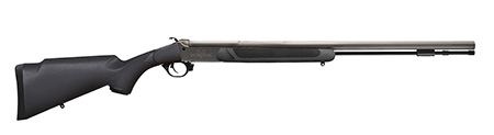 Traditions CR84110440S NitroFire  50 Cal 209 Primer 26" Gray Cerakote Fluted  &  Tapered Barrel, Drilled  &  Tapped Receiver, Black Fixed Synthetic Stock