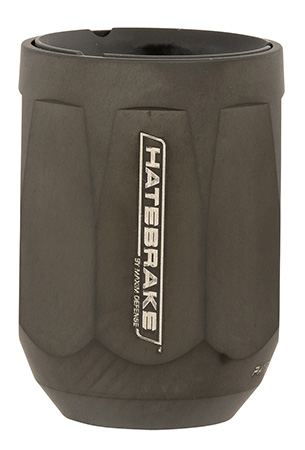 Maxim Defense MXM47709 Hate Brake  30 Cal (7.62mm), 5/8"-24 tpi, 1.50" D Black DLC Stainless Steel