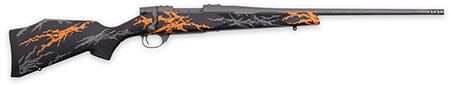 Weatherby VYH308NR2B Vanguard Compact Hunter 308 Win 5+1 20", Tungsten Gray Barrel/Rec, Black w/Gray  &  Orange Sponge Accents Monte Carlo Stock, Accubrake Muzzle Brake