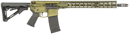 Aero Precision APCR650048 M4E1  5.56x45mm NATO 30+1 16" Mid-Length Barrel, Sports South Exclusive OD Green, 15" R-ONE M-LOK Handguard, Magpul Grip/SL Carbine Stock, Ambi Charging Handle/Safety