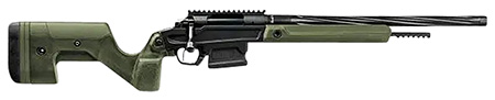 Stag Arms SABR01030001 Pursuit  308 Win 5+1 18" Threaded/Fluted Sporter, Black Cerakote Barrel/Rec, OD Green OEM Hybrid Hunter Stock, TriggerTech Trigger, 20 MOA Scope Mount