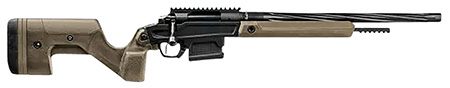 Stag Arms SABR01040001 Pursuit  308 Win 5+1 18" Threaded/Fluted Sporter, Black Barrel/Rec, Tan OEM Hybrid Hunter Stock, TriggerTech Trigger, 20 MOA Scope Mount
