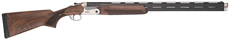 TriStar 33174 Cypher X 20 Gauge Break Open 3" 2rd 28" Blued Over/Under Vent Rib Barrel, Stainless Aluminum Receiver, Fixed Turkish Walnut Stock
