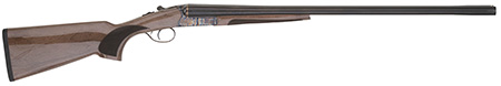 TriStar 38004 Phoenix  20 Gauge Break Open 3" 2rd 28" Blued Side By Side Barrel, Color Case Hardened Steel Receiver, Fixed Gloss Walnut Stock, Ambidextrous