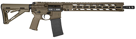 Diamondback DB1784K101 DB15  5.56x45mm NATO 30+1 16", OD Green, 15" M-Lok Anti-Rotation Handguard, Magpul CTR Stock  &  K2 Grip, Obsidian Muzzle Brake, Ambi Safety