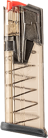 ETS Group OMGGLK19 Omega  15rd 9mm Compatible w Glock 19 Gen1-5 Translucent Smoke