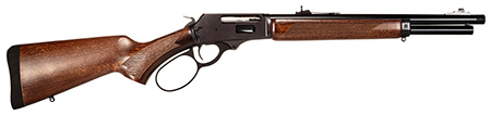 Rossi 954570161 R95 Trapper 45-70 Gov 5+1 16.50" Black Oxide Threaded Barrel, Black Oxide Drilled  &  Tapped Stainless Steel Receiver, Fixed Hardwood Stock