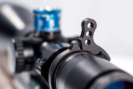 Huskemaw Optics 20SVUNI Switchview  Black Anodized Aluminum, Compatible w/Blue Diamond Scopes