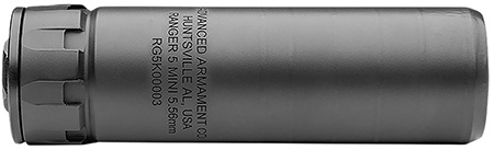 ADVANCED ARMAMENT COMPANY 65042 Silencer Ranger 5 Mini 5.56mm 1.50" Black 17-4 Stainless Steel 718 Inconel 1.375"x24