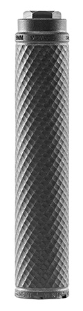 PTR V20090101 Vent 2 9mm Luger, Rated Up To 300 Blk Out, 7.60" L Black 3D Printed Titanium, Includes 1.125"-28  &  1/2"-28 Direct Thread Mount