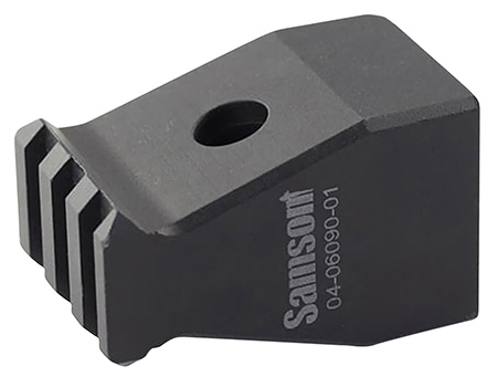 Samson 040609001 Rear Trunnion Stock Adapter  Picatinny Rail, Black Anodized Aluminum, Fits Most AK-Platform