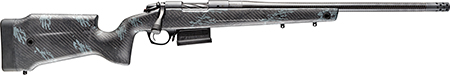 Bergara Rifles B14S751CF B-14 Crest 308 Win 5+1 20" Sniper Gray Cerakote #5 Contour Threaded Barrel, Sniper Gray Cerakote Steel Receiver, Black  &  Gray Sponge Fixed Carbon Fiber Stock