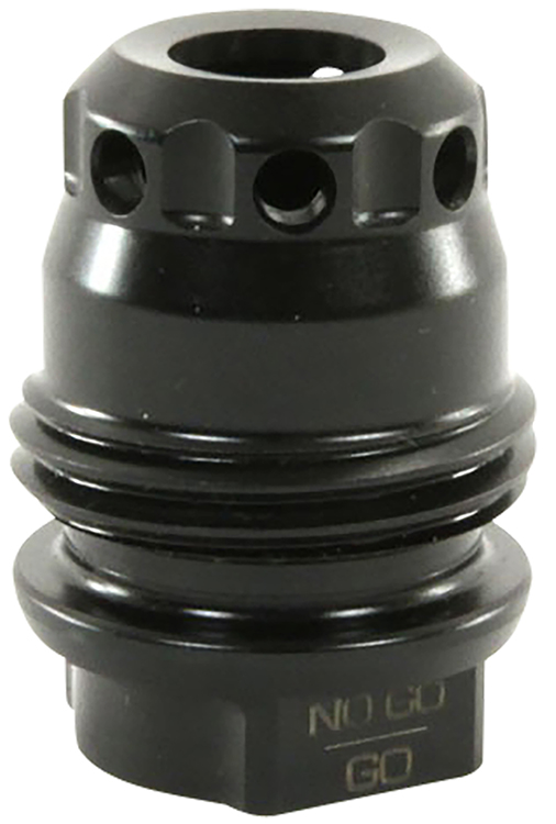Rugged Suppressors MB014 M2 Brake  Black, 1/2"-28 tpi Threads, Dual Taper Locking System, Fits Radiant762, Surge762, Razor762  &  Micro30 Suppressors