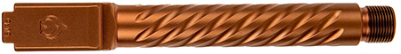 Ballistic Advantage BAPSG175T3R Premium Series  9mm Luger Fits Glock 17 Gen 5 Spiral Fluted Threaded Copper PVD Stainless Steel